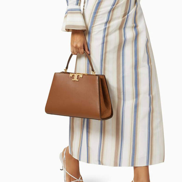 Tory Burch Eleanor Satchel IN Brown