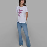 Karl Lagerfeld ParisBONJOUR X 3 EMBELLISHED TEE
