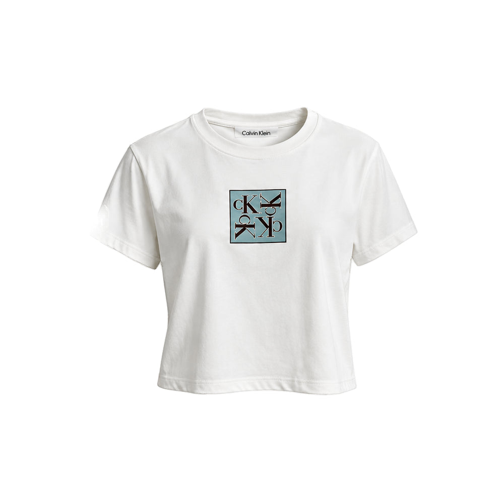 Calvin Klein Logo T-Shirt in White