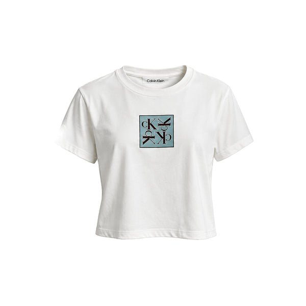 Calvin Klein Logo T-Shirt in White