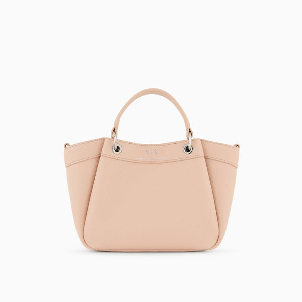 EMPORIO ARMANI SMALL SHAPED SHOPPER BAG WITH DOUBLE HANDLES
