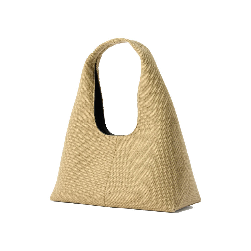 Love Moschino Cut-Out Handle Tote Bag in Beige