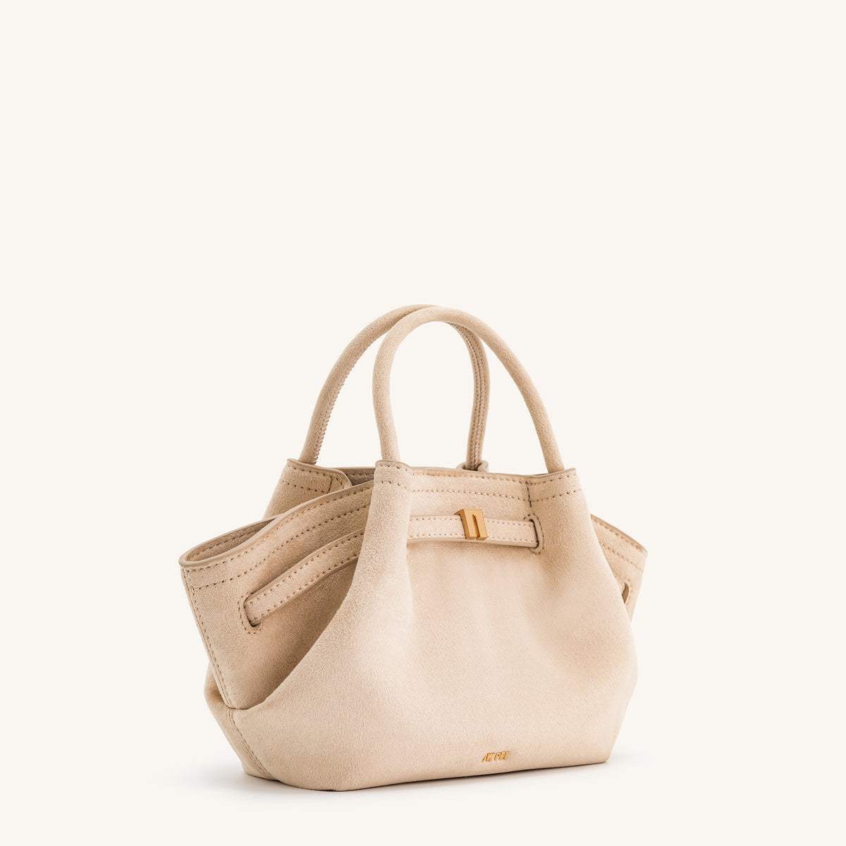 JW PEI
Hana Mini Faux Suede Tote Bag - off white