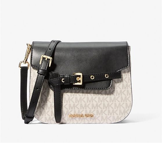 MICHAEL KORS Emilia Small Saddle Flap Crossbody