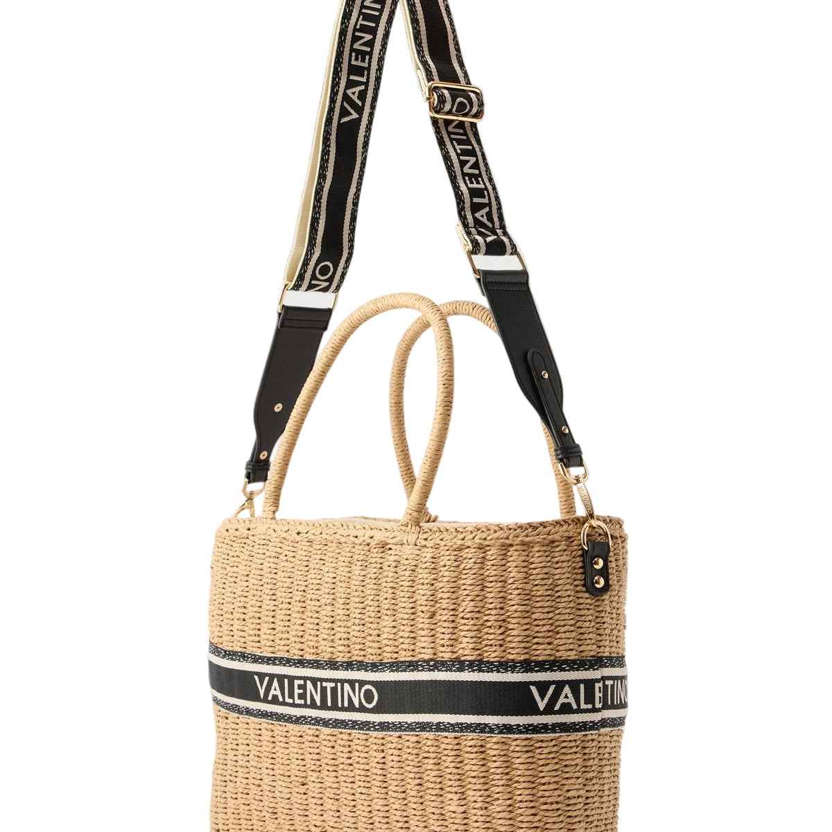 Valentino Bags Boho Shopper Tote in Beige