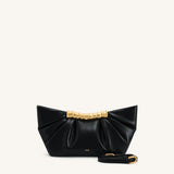 JW PEI Leia Pleated Clutch in Black