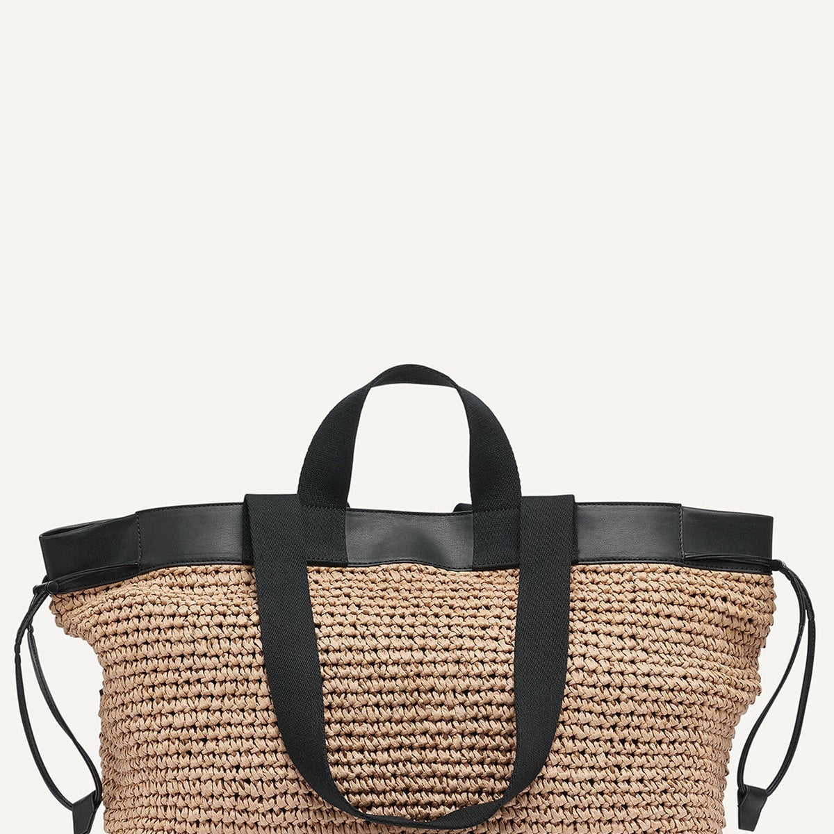DKNY Bardot Raffia Logo Tote