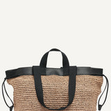 DKNY Bardot Raffia Logo Tote
