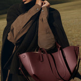 Polene Cyme Mini EDITION TEXTURED BLACK CHERRY
