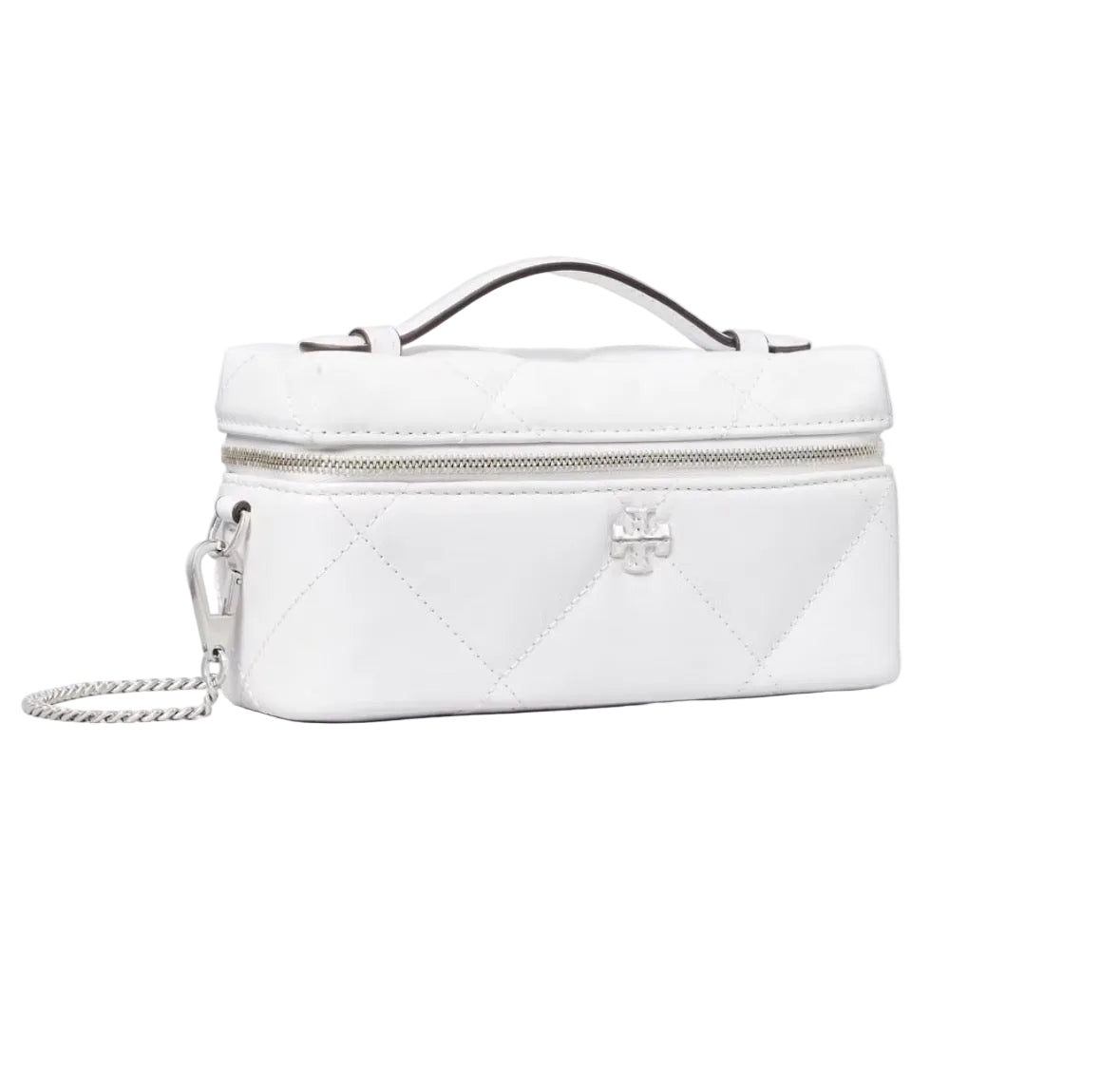 Tory Burch Kira Diamond Quilt Distressed Vanity Case