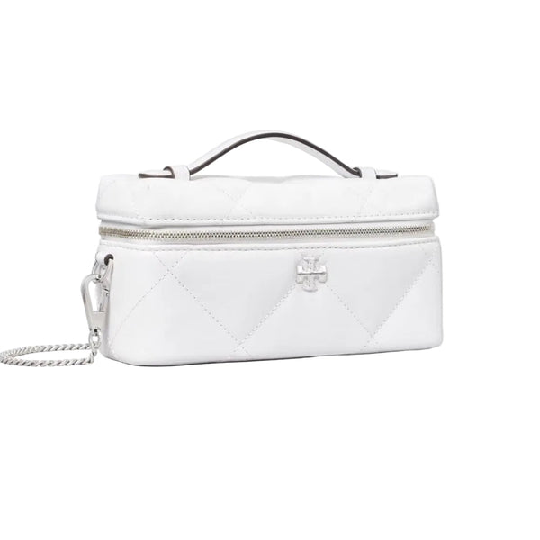 Tory Burch Kira Diamond Quilt Distressed Vanity Case