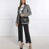 Pinko Leather messenger bag LOVE CLASSIC ICON