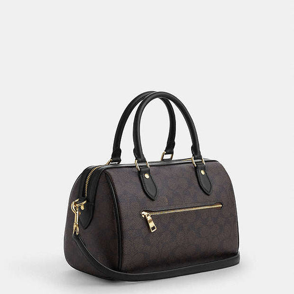 Coach Rowan Satchel Bag In Signature Canvas