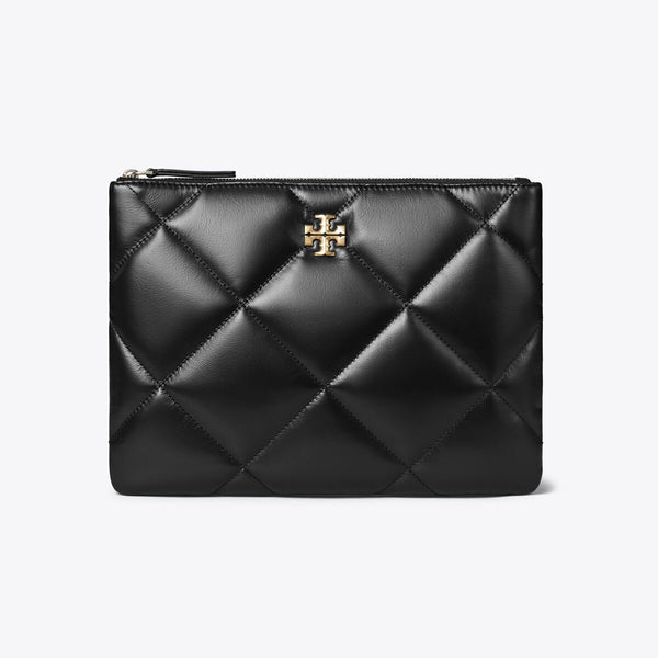 TORY BURCH KIRA DIAMOND QUILT CLUTCH BAG