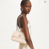 Tory Burch Kira Diamond Quilt Convertible Shoulder Bag in Soft Pink