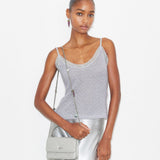 Tory Burch Mini Kira Diamond Quilt Charm Top-Handle Crossbody