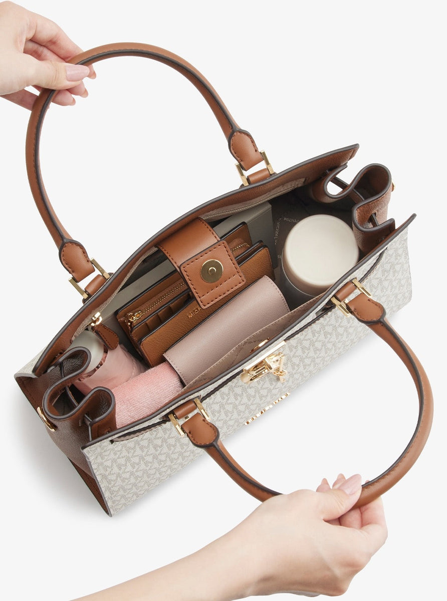 MICHAEL KORS OUTLET HAMILTON Satchel Medium - MK Signature