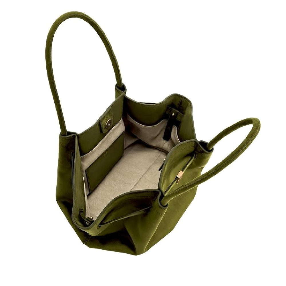 JW PEI Hana Medium Tote Bag in Dark Olive