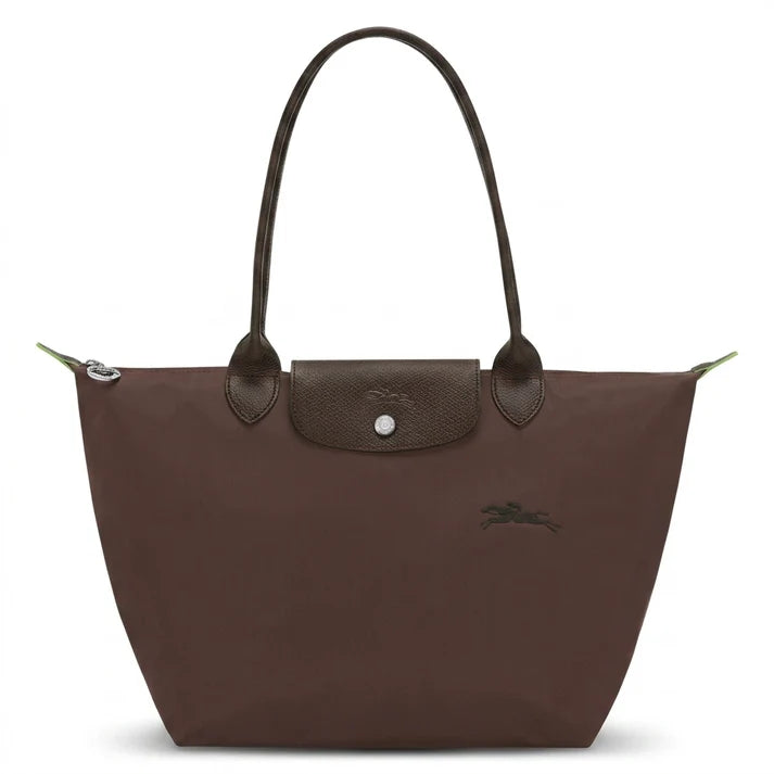 L.o.n.g.c.h.a.m.p green line large size in mocha
