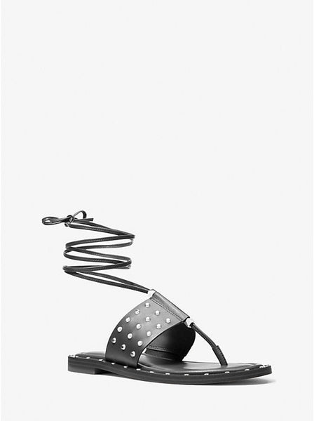 MICHAEL KORS Jagger Studded Leather Sandal size 6.5M