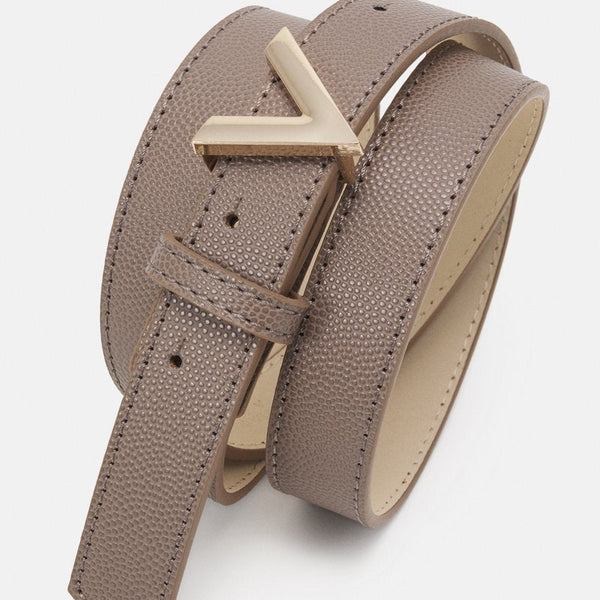 Valentino Divina belt in the color taupe/oro