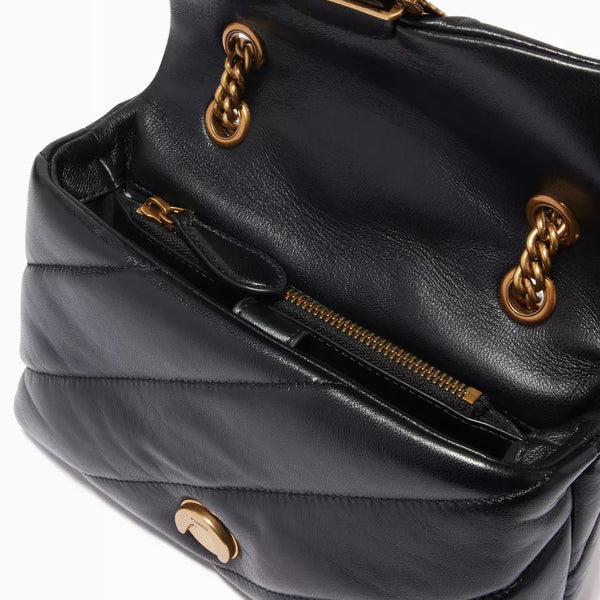 Pinko Love Mini Bag in Nappa Leather with Quilted Puff and Stones