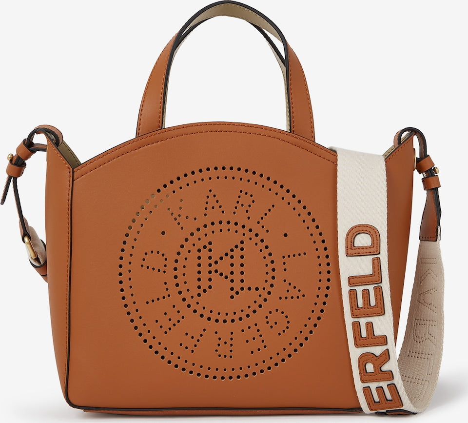 Karl Lagerfeld Handbag in Cognac