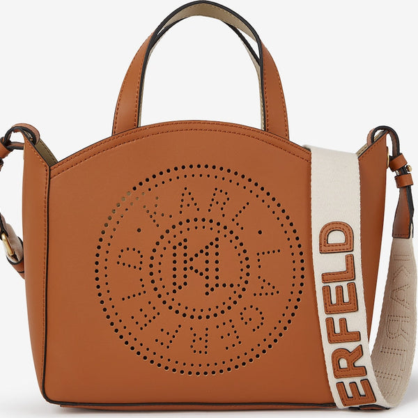 Karl Lagerfeld Handbag in Cognac