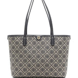 Tory Burch Small T Monogram Zip Tote Bag