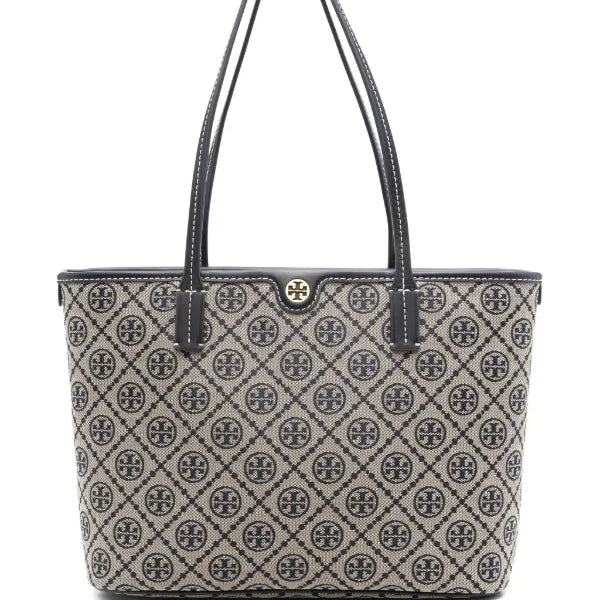 Tory Burch Small T Monogram Zip Tote Bag