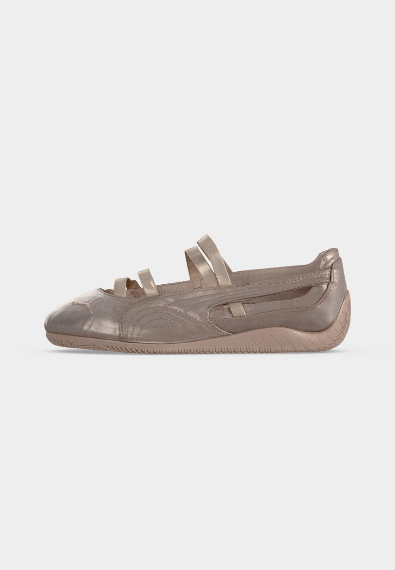 Puma SPEEDCAT BALLET - Ankle strap ballerina shoes - rose latte/silver-coloured size 38