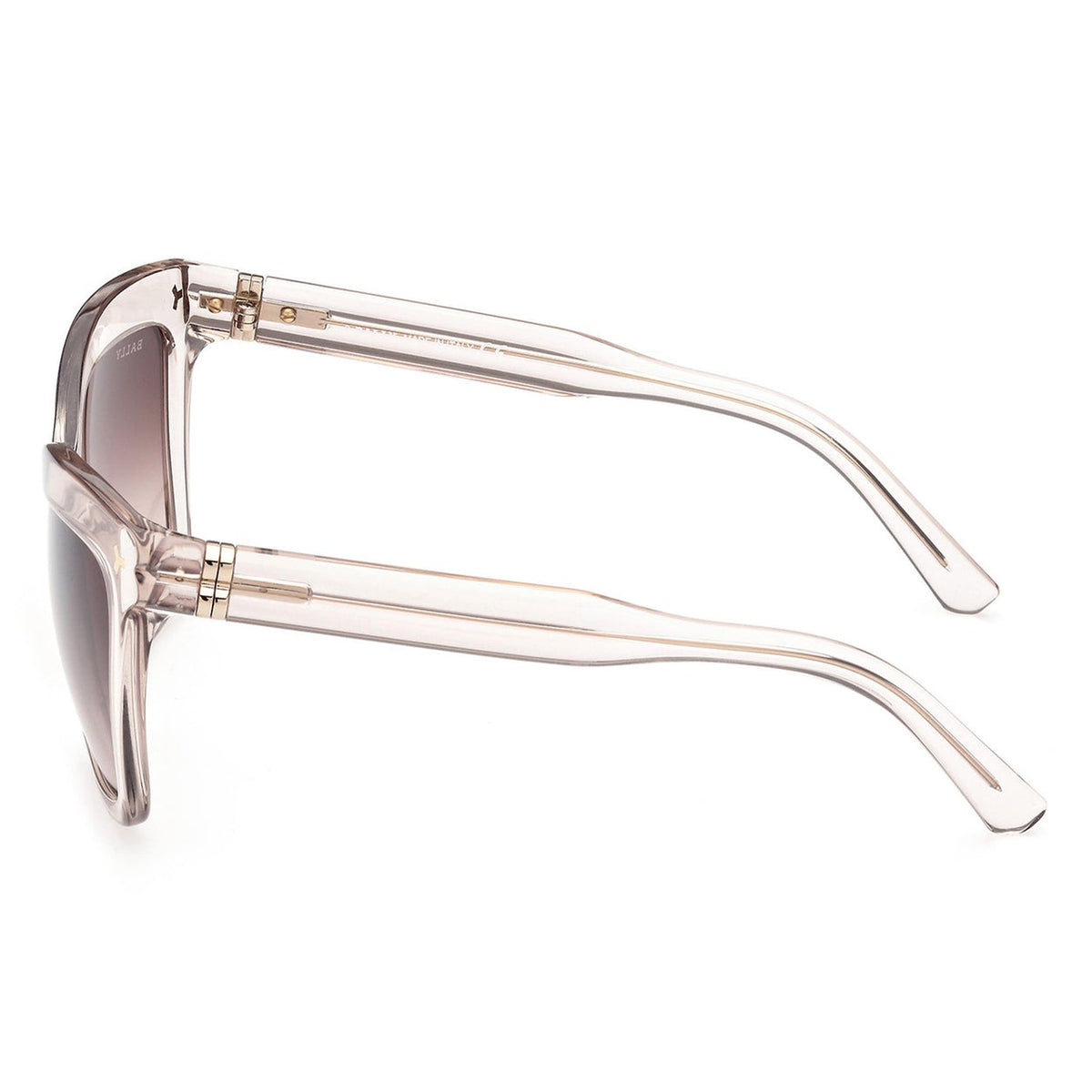 Bally 56mm Gradient Cat Eye Sunglasses in Shiny Beige /Gradient Brown
