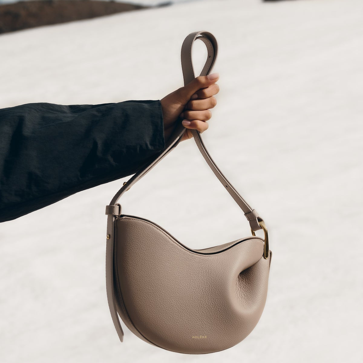 Polene Tonca EDITION TEXTURED TAUPE