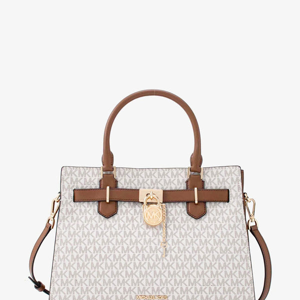 MICHAEL KORS OUTLET HAMILTON Satchel Medium - MK Signature