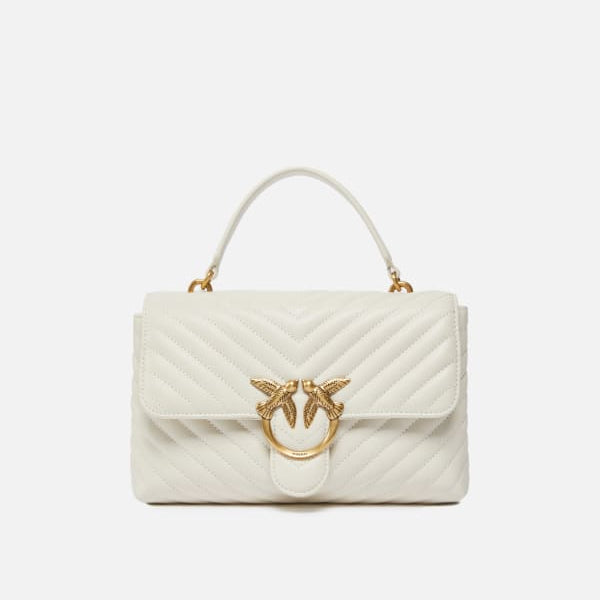 Big Lady Love Bag Puff Chevron pinko