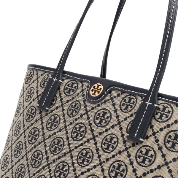 Tory Burch Small T Monogram Zip Tote Bag