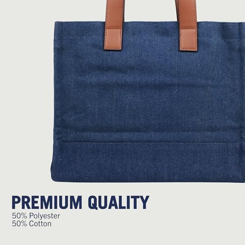 True religion medium denim tote bag