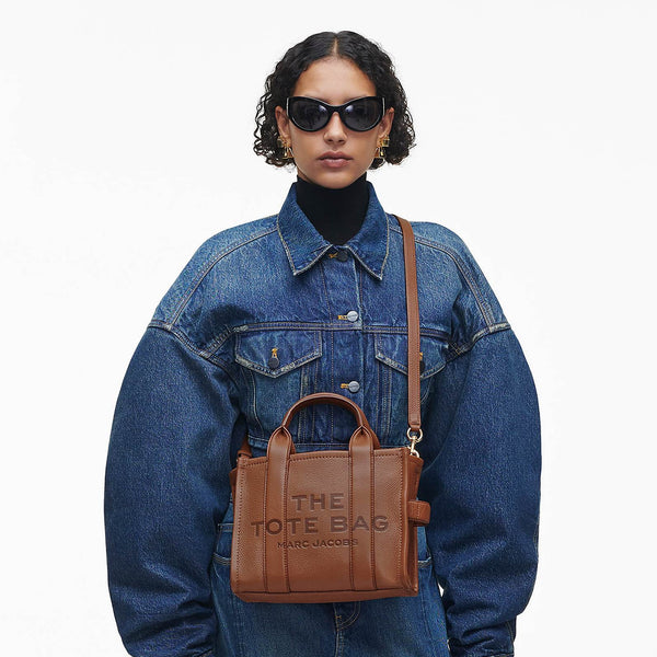 The leather small tote bag Marc Jacobs