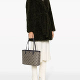 Tory Burch Small T Monogram Zip Tote Bag
