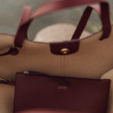 Polene Cyme edition textured black cherry