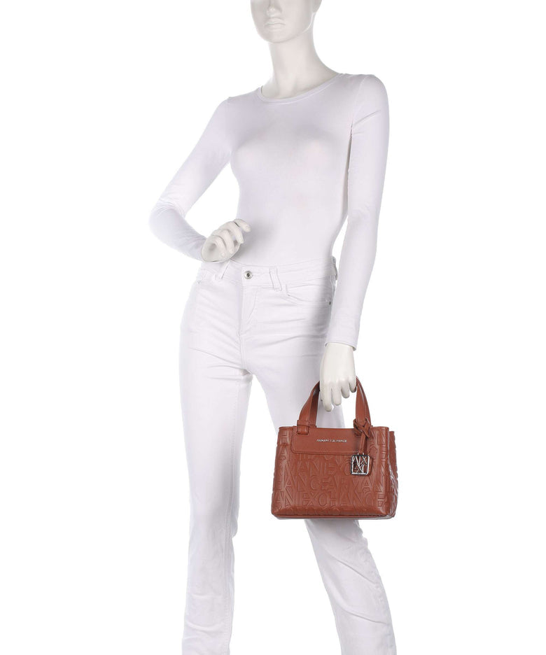 Armani Exchange Liz Monogram S Handbag imitation leather coconut shell