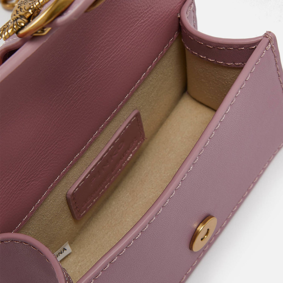 Pinko Micro Love Simply Leather Bag