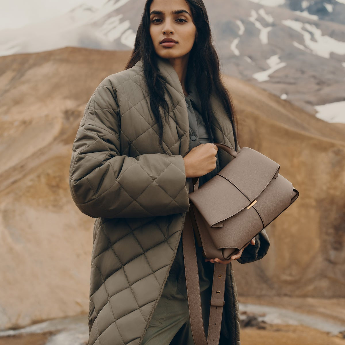 Polene Mokki EDITION TEXTURED TAUPE