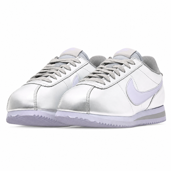 Nike Cortez Metallic Silver Shoes