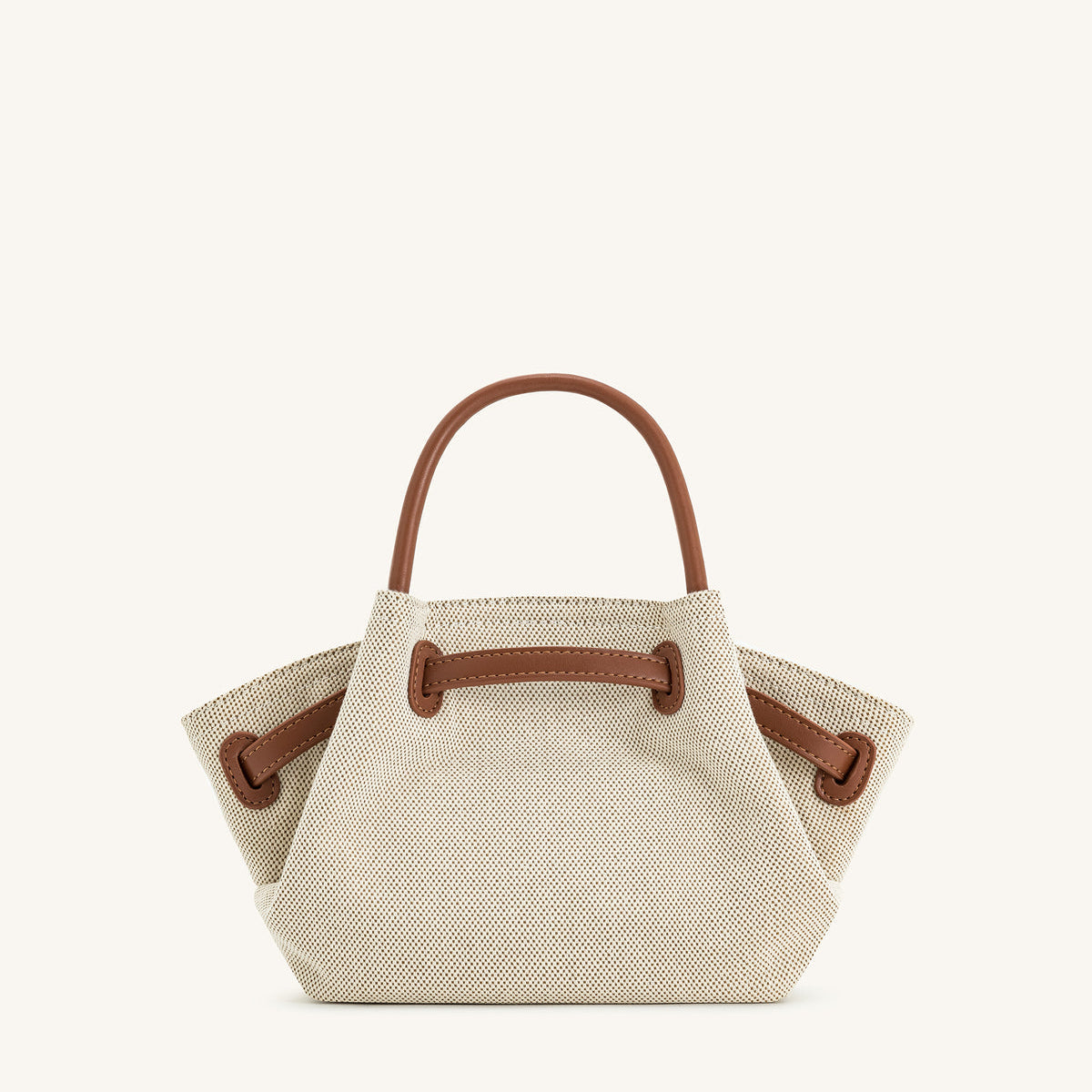 JW PEI Hana Mini Tote Bag - Brown Canvas