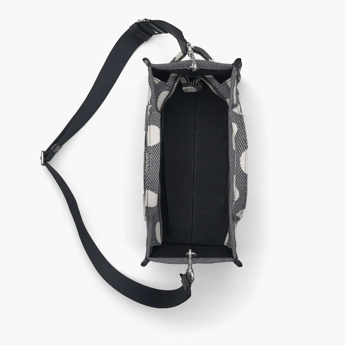 Bags Tote Bags | Marc Jacobs The Spots Jacquard Small Tote Black/ivory