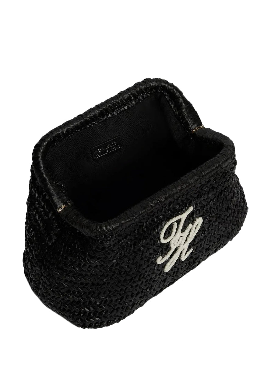 Tommy Hilfiger Braided Clutch Bag Black