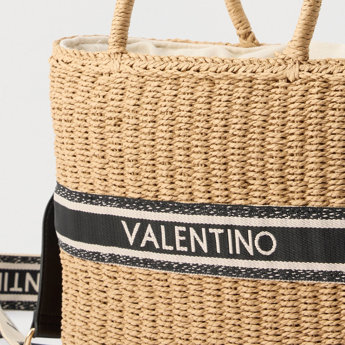 Valentino Bags Boho Shopper Tote in Beige