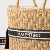 Valentino Bags Boho Shopper Tote in Beige