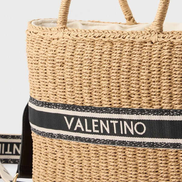 Valentino Bags Boho Shopper Tote in Beige